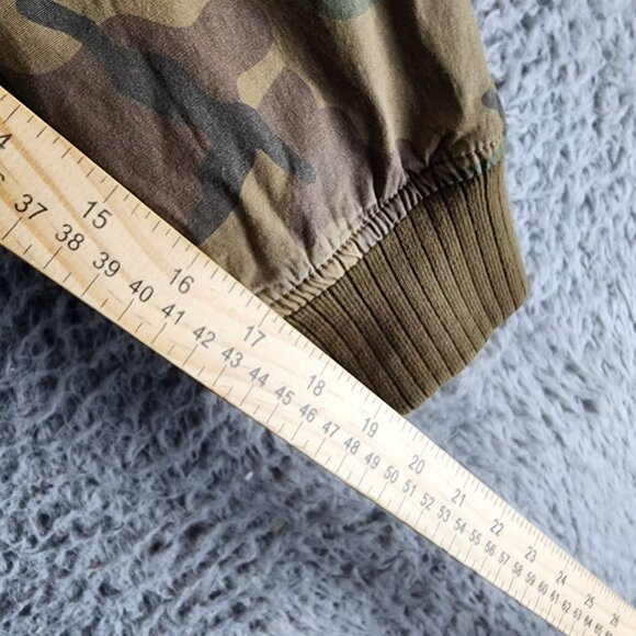 Rails Jacket Mens Medium Green Camo Long Sleeve Button Up Bomber *NWT* - Picture 11 of 13